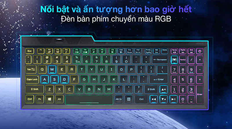 B&agrave;n ph&iacute;m full size chuyển m&agrave;u RGB